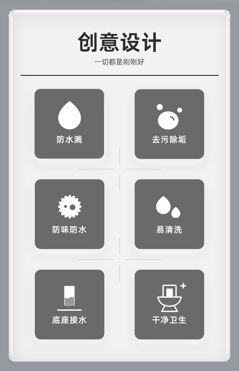 批发马桶刷家用批发现代简约套装上墙式洁厕长柄刷软毛无死角壁挂 pic 3
