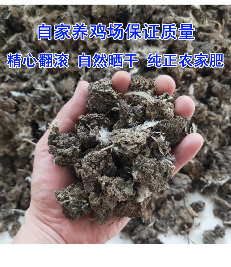 厂家直销鸡粪有机肥料干肥农家肥鸡屎肥蔬菜养花果树农家块种菜批详情3