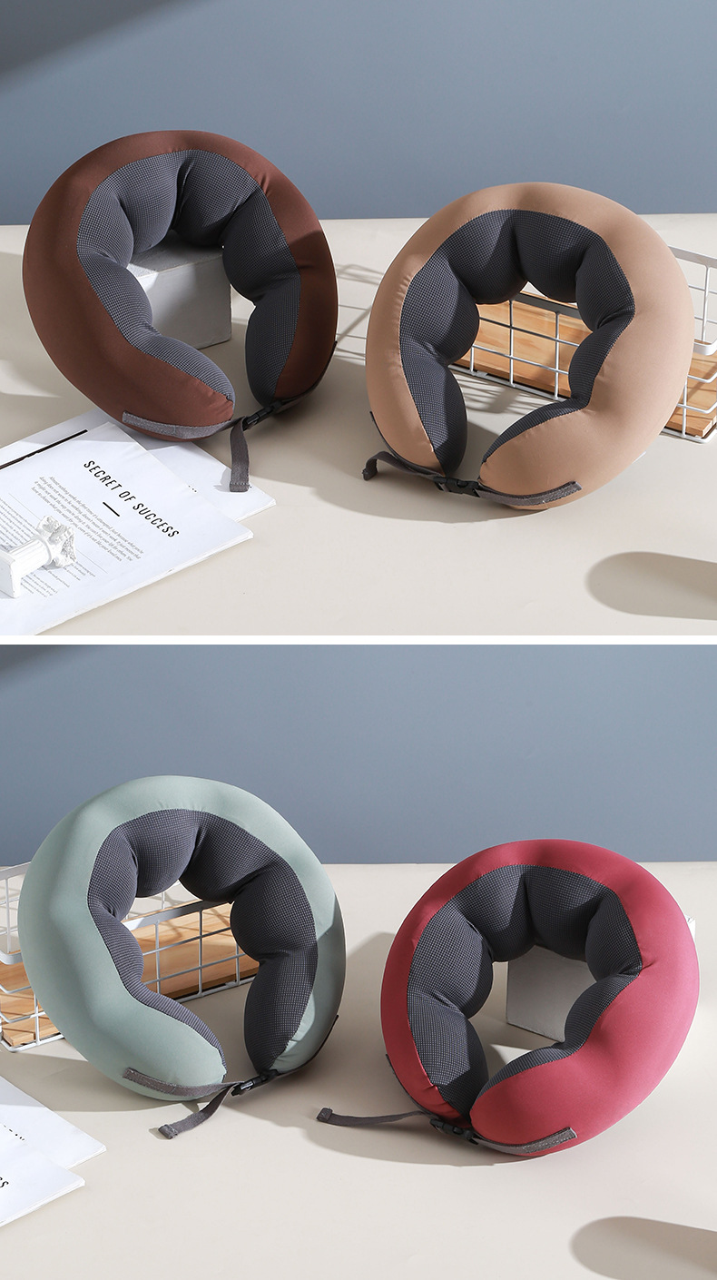 U型枕记忆棉护颈枕冰凉感颈枕办公午睡旅行便携神器记忆棉豌豆枕详情11