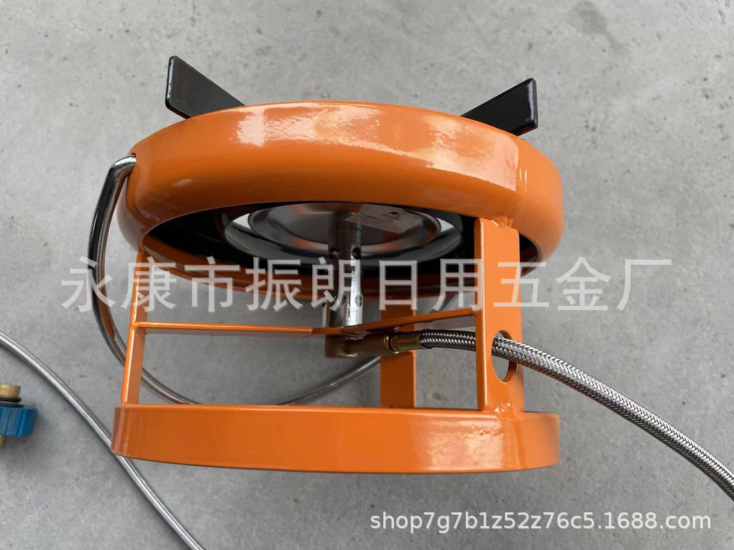 出口沙特款户外炉大功率野营猛火炉中东气碳炉便携式圆炉燃气风炉详情4