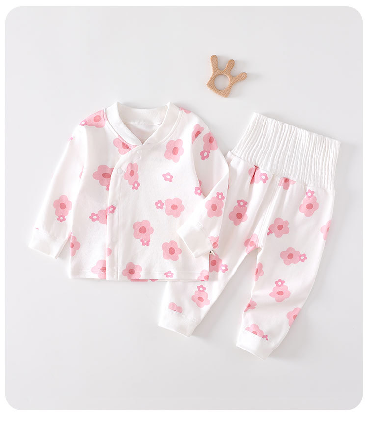 纯棉A标婴儿睡衣春秋单层睡衣分体套装长袖秋衣宝宝衣服宝宝套装详情16