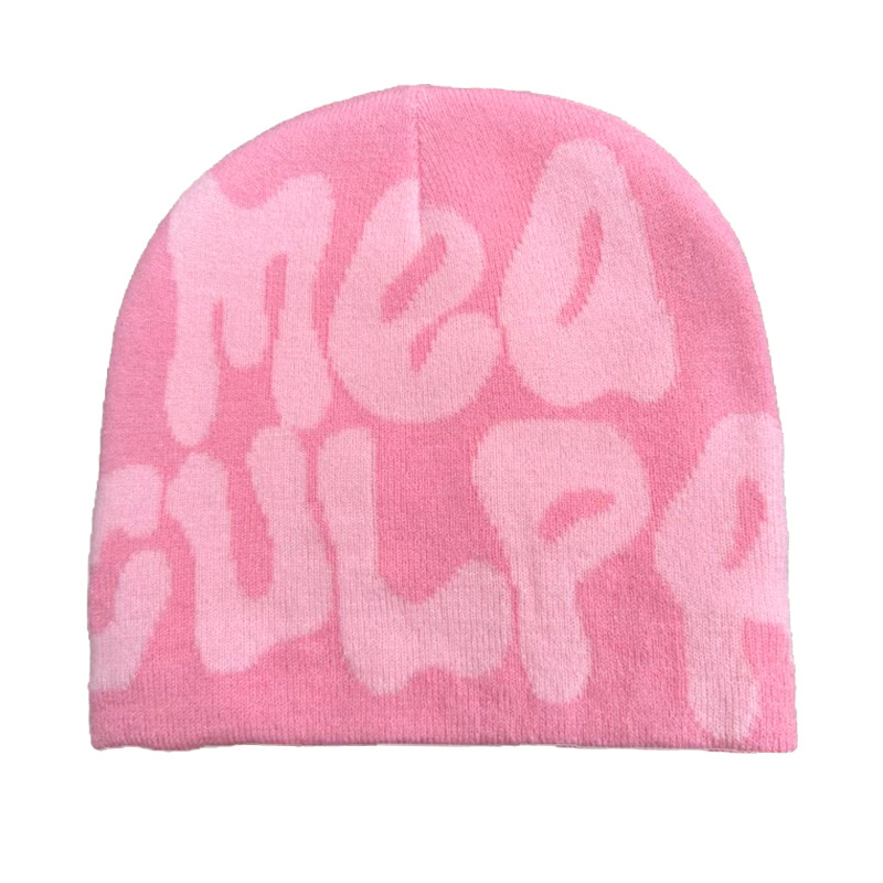Amazon cross-border bestsellers: knitted hats for men and women, jacquard hats, popular hats from Europe and America, hip-hop hats, letter hats, AliExpress from Europe and America pic 22