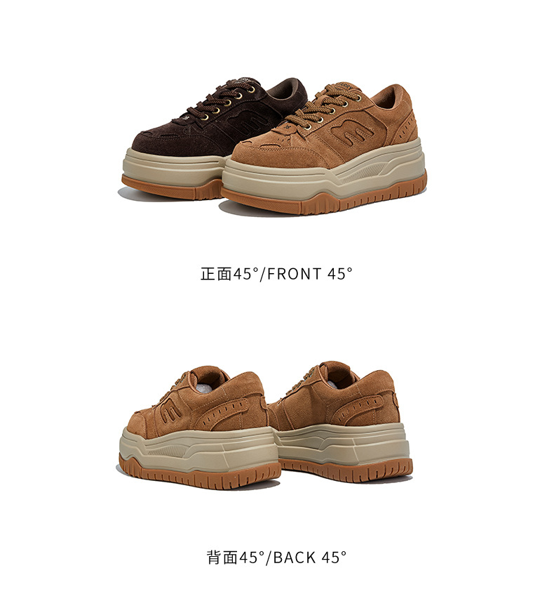 The new thick-soled height-increasing shoes for women with a light luxury and high-end feel in spring 2026, featuring a top layer of cowhide pic 34