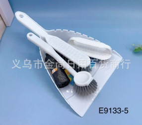 Book desk cleaning, plastic waste forklift, mini dustpan, broom, small broom handle set, household handheld small dustpan pic 6