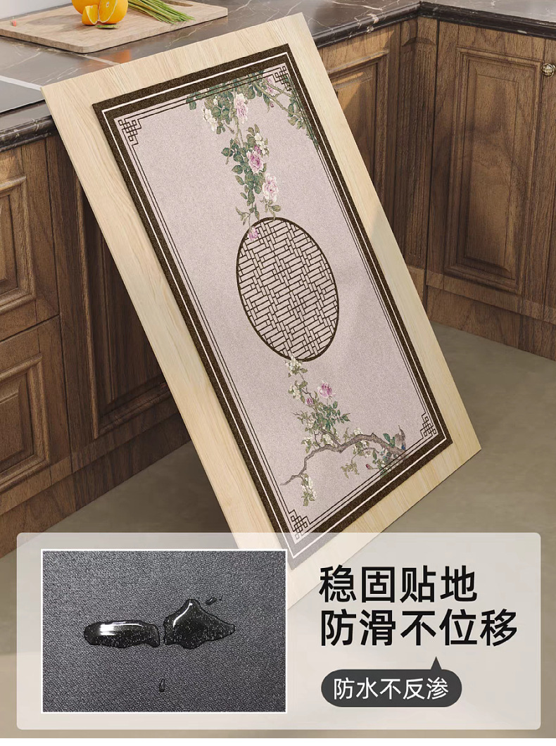 国潮沥水垫吸水茶桌垫布茶台干炮杯垫新中式禅意茶席中国风桌旗硅藻泥详情5