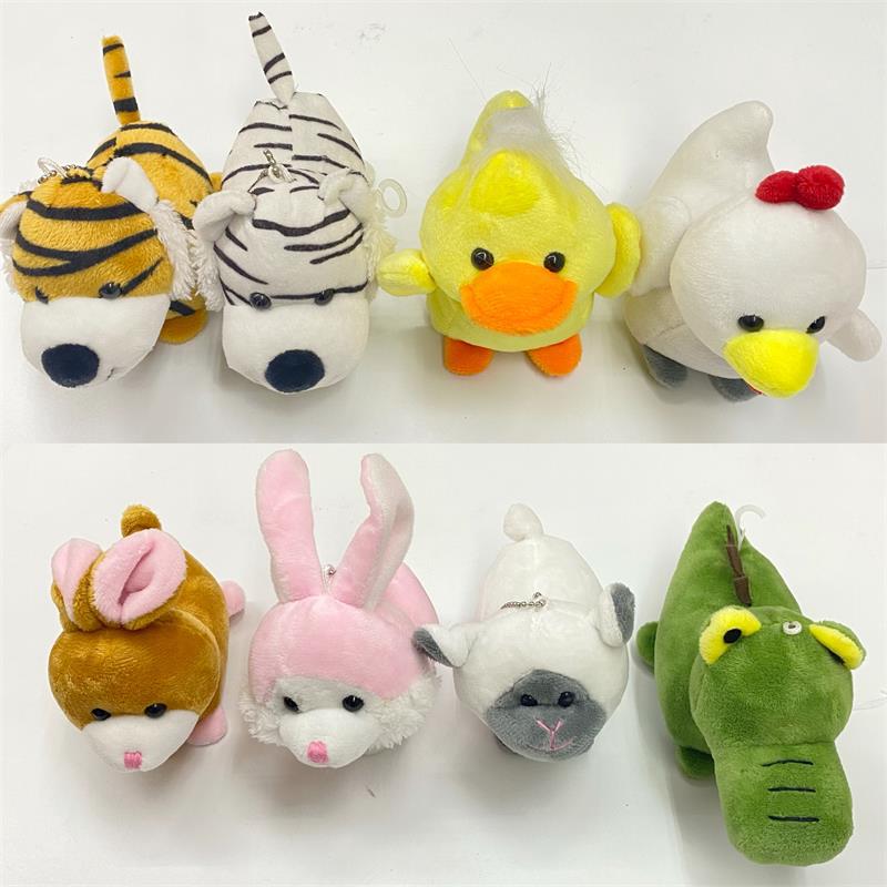 Wholesale of cross-border forest and jungle animal pendants, cartoon dolls, plush toys, backpacks, car keychains and dolls pic 27