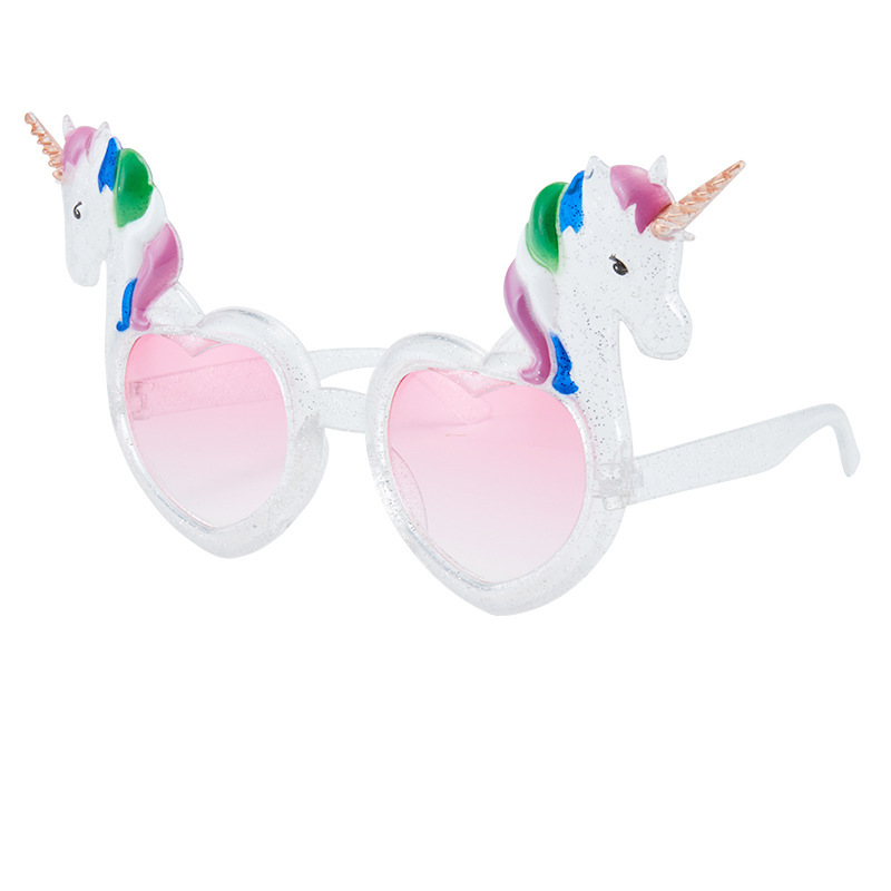 独角兽节日搞怪眼镜生日礼品派对眼镜拍照摆件用品道具适合孩详情5