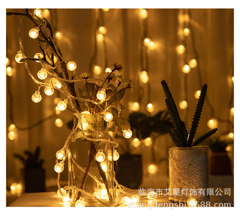 led lights, star lights, decorative atmosphere lights, Christmas copper wire lights, LED light strings, small lights, flower bouquets, camping bulb light strings pic 42