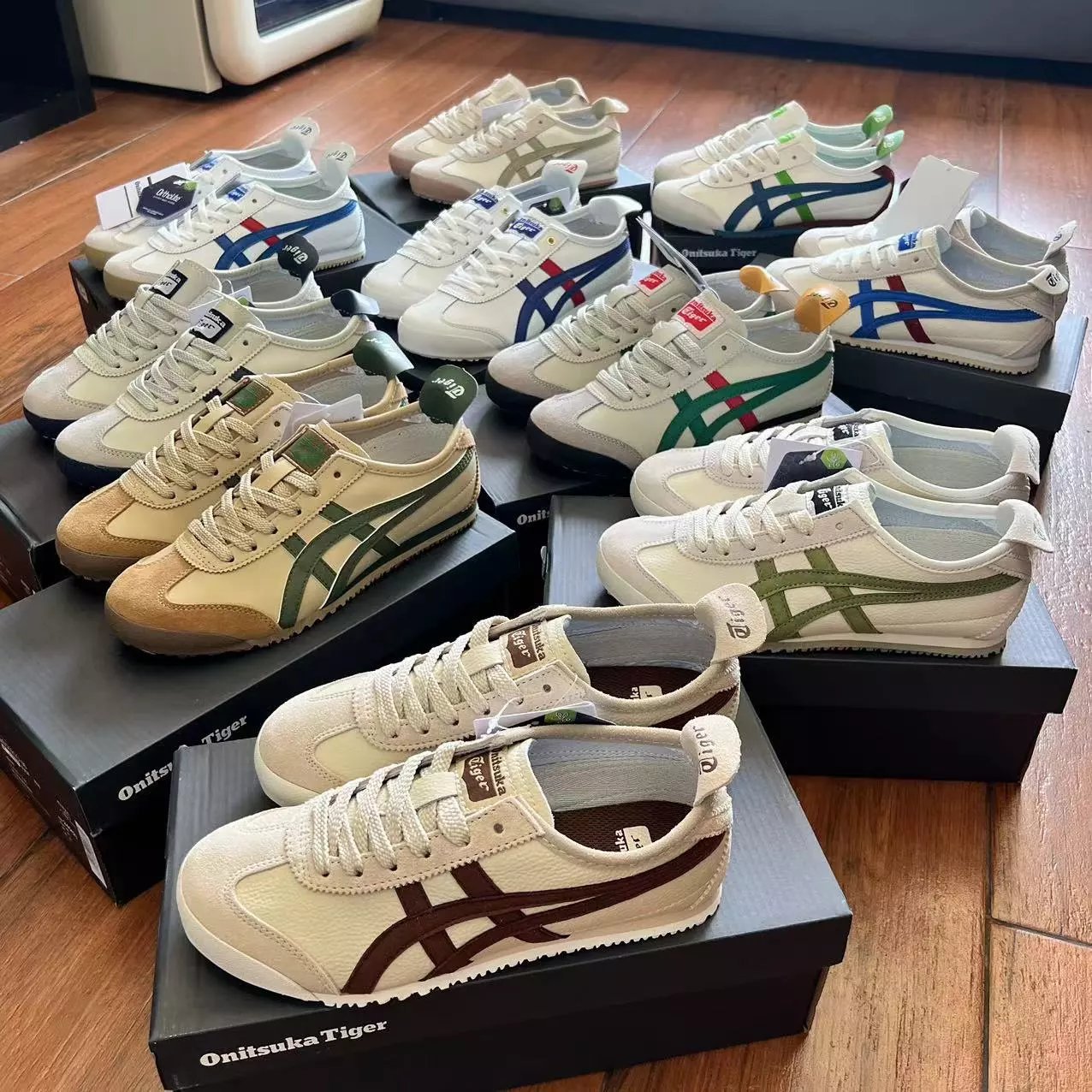 莆田纯原鬼冢虎高版本OnitsukTiger66经典男女休闲情侣板鞋详情3