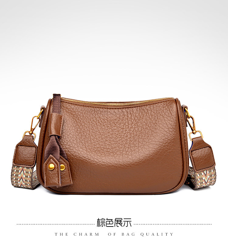 科彼袋鼠女士包包单肩腋下包宽肩带复古斜挎包高级感女包新款潮流详情22