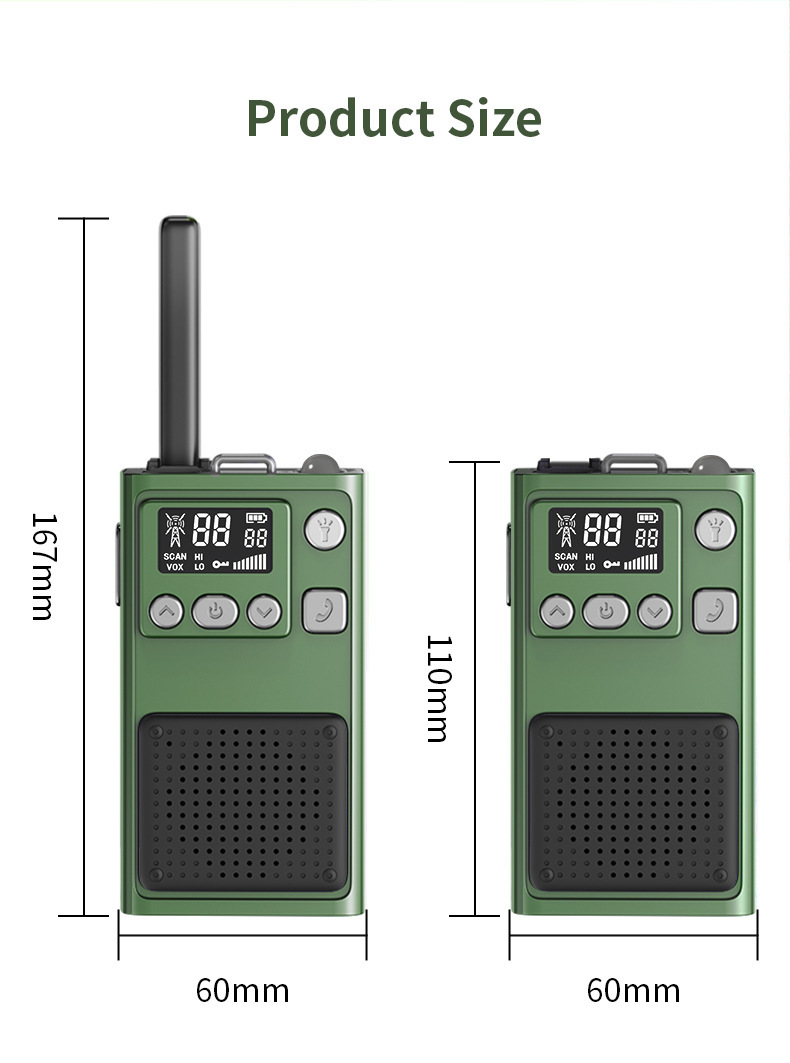 New cross-border civilian 5-kilometer walkie-talkie, outdoor wireless high-power mini small long-distance pic 13