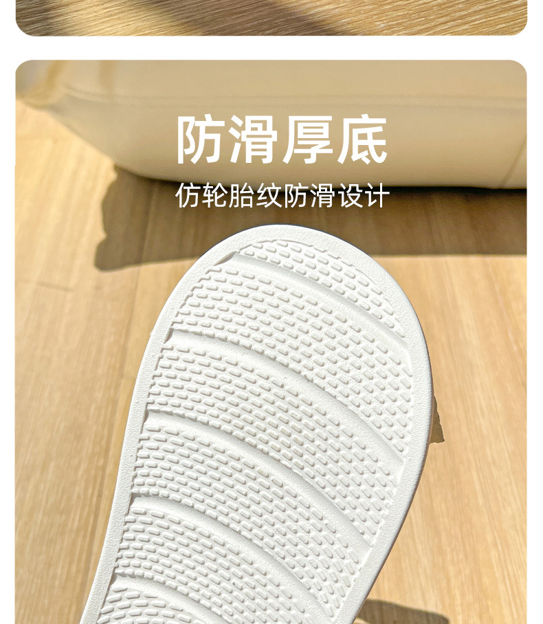 蝴蝶结月子鞋夏季薄款软底孕妇产后透气厚底包跟棉拖鞋女厂家代发详情7