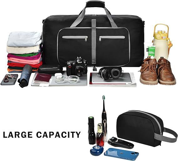 T行李袋与鞋隔间收纳包可折叠户外出旅游包大容量行李袋收纳包详情3