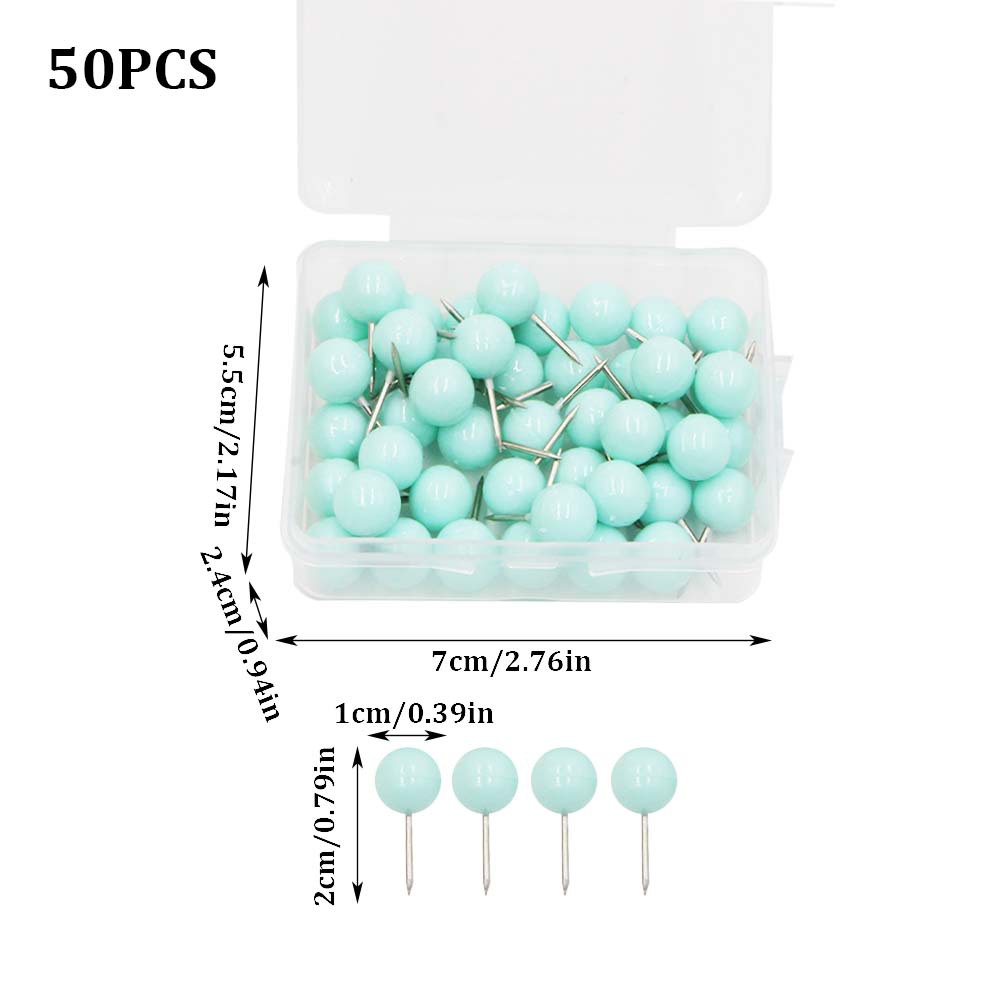 Creative color macaron color series 9.5*20MM round earth thumbnail, cork board decorative thumbnail, photo wall nail pic 8