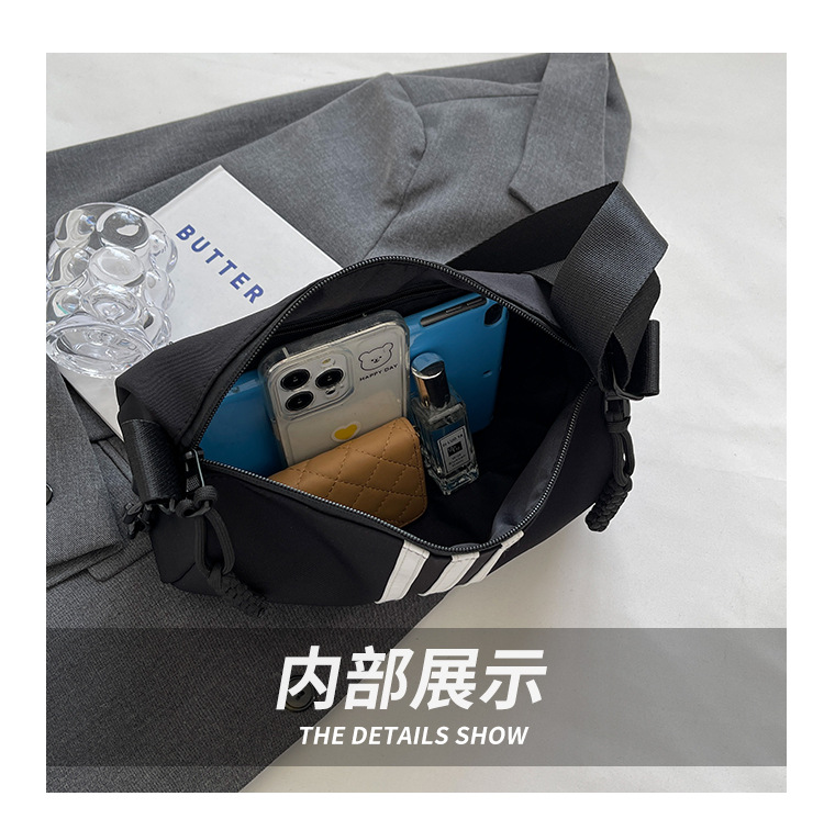 High-end Oxford fabric single-shoulder bag, casual and fashionable chain crossbody bag, cross-border versatile underarm bag for women wholesale pic 13