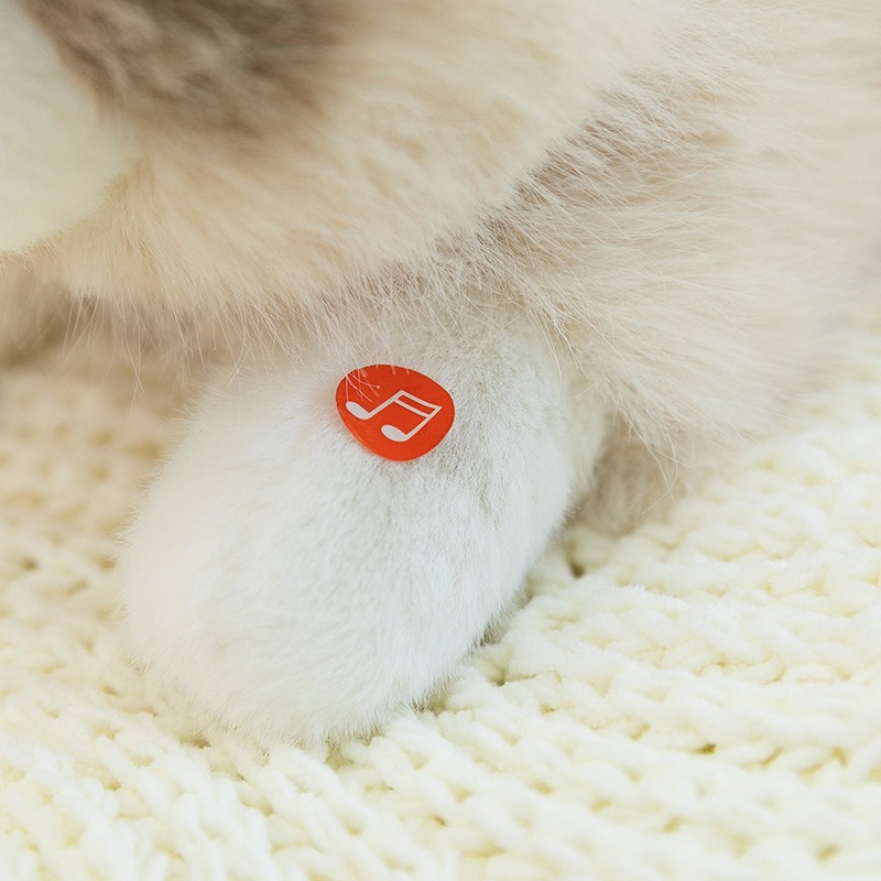 仿真猫会叫猫咪毛绒玩具布偶猫公仔趴款小猫玩偶生日礼物陪睡摆件详情6