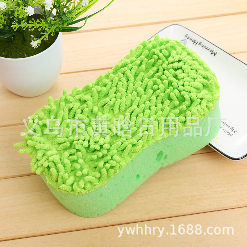 【 Chi Jia 】 Chenier Composite Foaming Sponge Car Cleaner Thickened, enlarged and denser cleaning sponge block for household chores pic 5