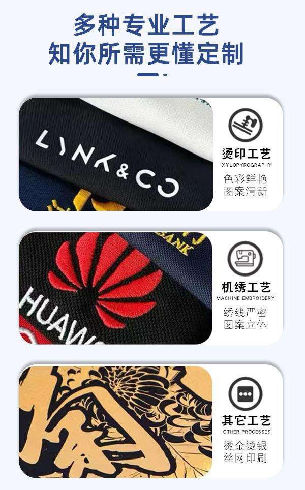 跨境外贸翻领修身透气高回弹polo衫男款商务休闲loog印字刺绣定制详情9