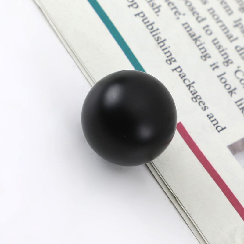 鸽子蛋椭圆抽屉单孔拉手北欧金色亮光黑色橱柜衣柜家具圆形小拉手详情24