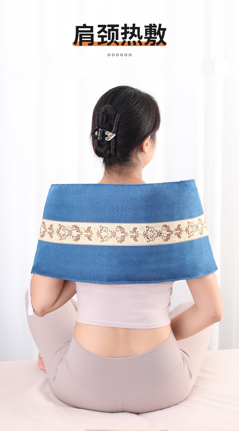 Electric heating salt bags, sea salt hot compress electric heating packs, knee and shoulder hot compress wonders, coarse salt mugwort hot compress physiotherapy packs wholesale pic 16
