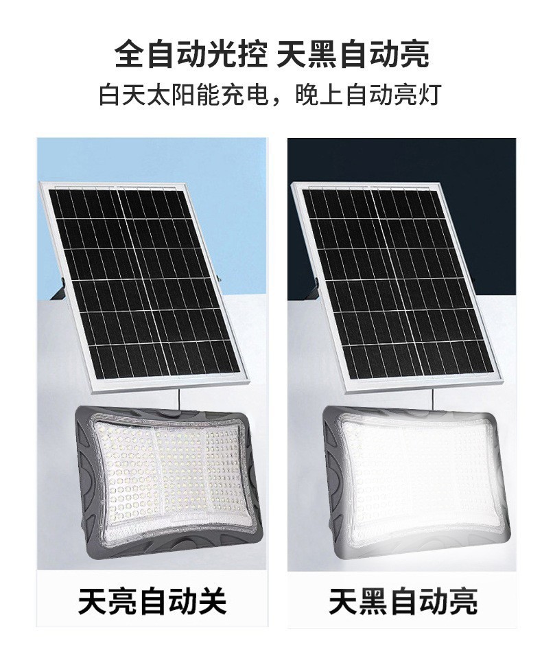 Zhongshan factory direct sales outdoor floodlights, solar engineering models, construction site lighting, sports field lights, floodlights, high power pic 2