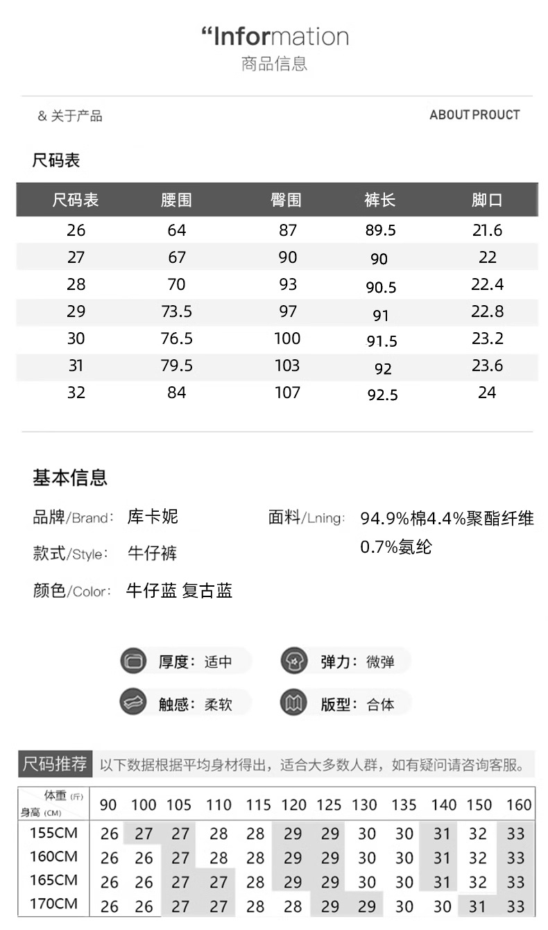 2025秋季新款窄版阔腿牛仔裤女宽松高腰小个子休闲复古直筒九分裤详情8
