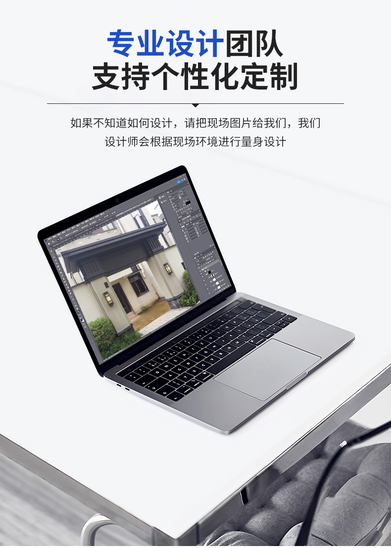 别墅庭院门农村自建房花园门头小区铝合金入户双开门防盗门入户门详情9