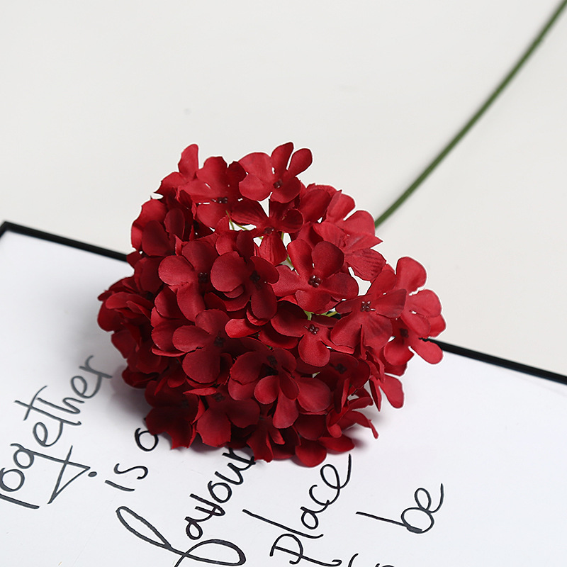 仿真假花新款红色系婚礼婚庆装饰路引花户外拍摄道具软装绢花婚庆用品婚礼拱形门详情19