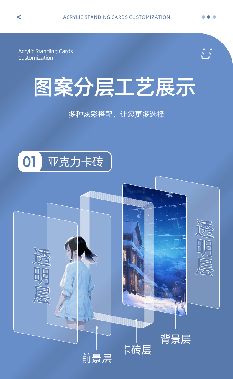 亚克力冰箱贴定制卡通动漫亚克力流沙订做卡砖票根谷子流沙冰箱贴详情8