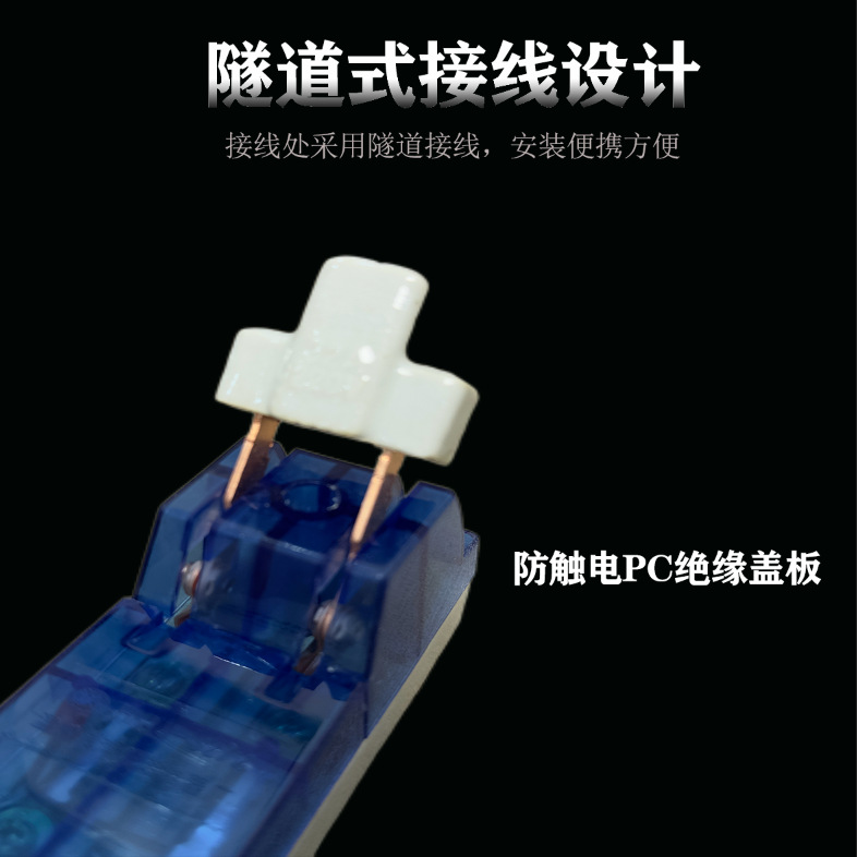 【厂家现货】鑫郎诺家用工程透明瓷底闸刀开关2X63A开启式负荷 闸详情2
