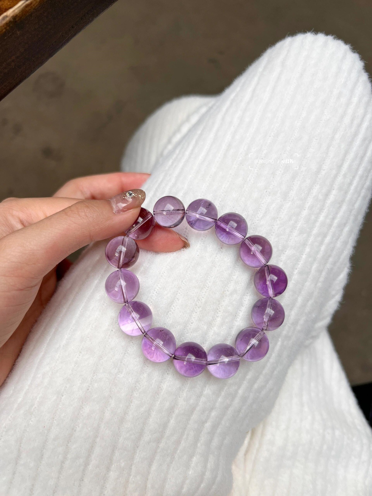 毕业收藏级全净体天然巴西紫水晶手链女高品质冰透梦幻紫水晶手饰详情20