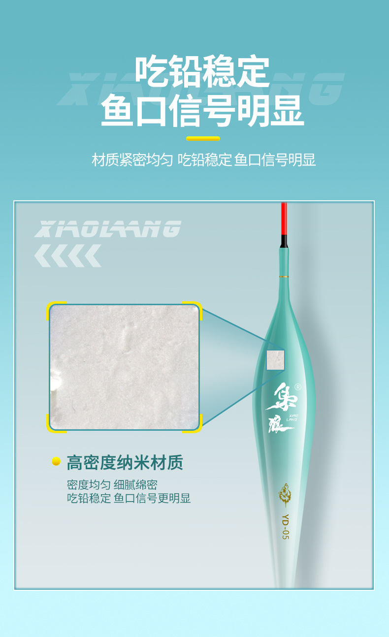 大物鱼漂超醒目纳米青鱼翘嘴鲢鳙高灵敏加粗尾远投巨物钓鱼浮漂详情6
