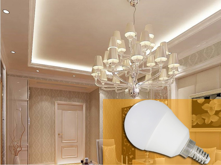 AKKOSTAR white LED bulb Lamp E27, five-watt matte texture metal base, flicker-free, high-brightness, energy-saving, remote control lighting decoration, available in two sizes pic 4