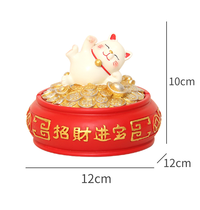 树脂摆件创意带盖客厅轻奢感带盖防飞灰大号烟灰缸高端装饰品摆件 pic 11