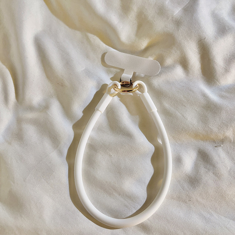 Simple orange single-buckle bracelet, phone case, pendant, ins keychain, schoolbag pendant, phone case, universal for women pic 6