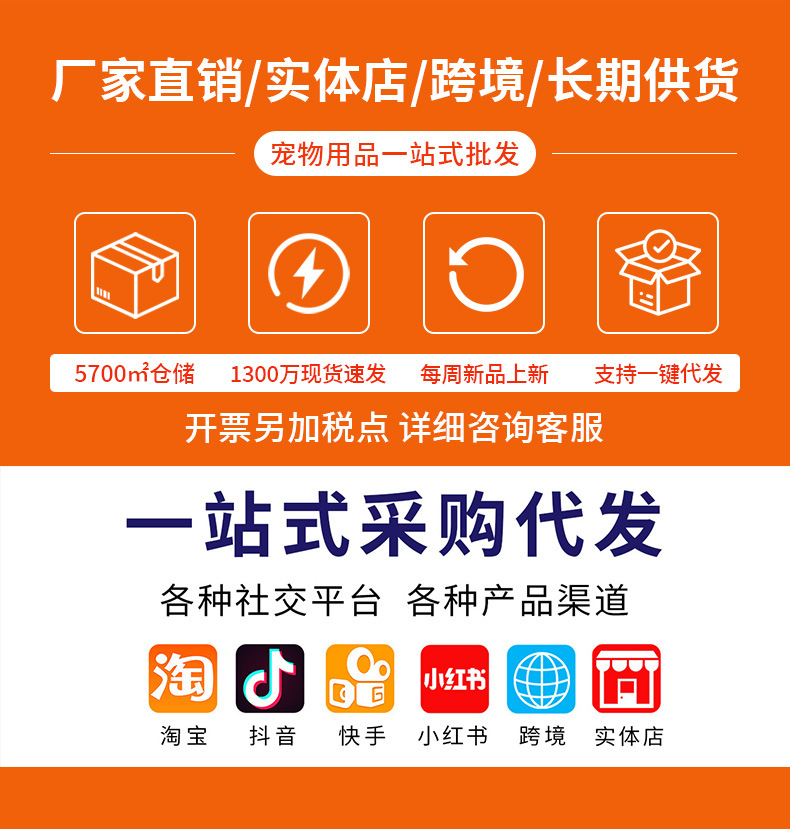 宠物牵引绳遛狗绳胸背喵心宝狗绳牛仔缝布狗狗牵引绳现货批发详情2