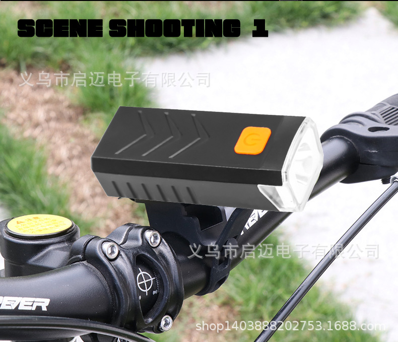 跨境新款迷你骑行灯户外夜骑灯四档调节USB充电便携固定电筒骑行照明灯详情12