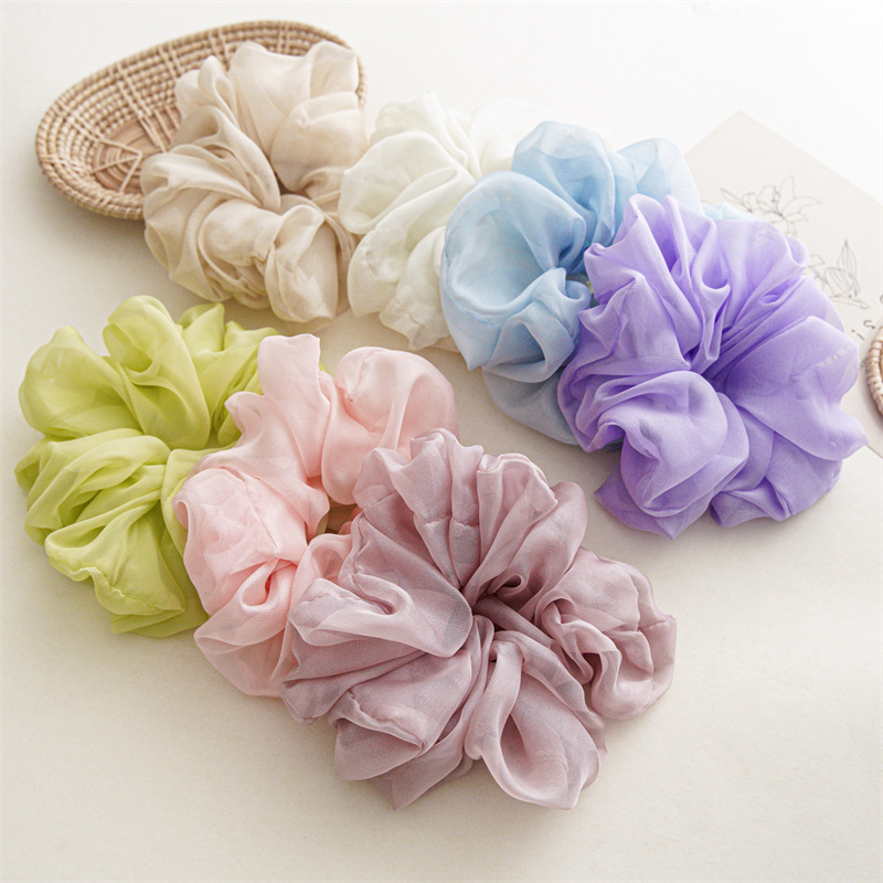 Large intestine hair band, hair tie, hair tie accessories, large intestine fashionable hair accessories, hair tie, hair band, hair band for women, multiple colors to choose from pic 5