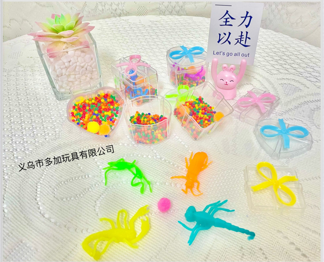 十二星座起泡胶24入高透M胶闪闪加料起泡胶水晶泥爱心史莱姆批发详情40