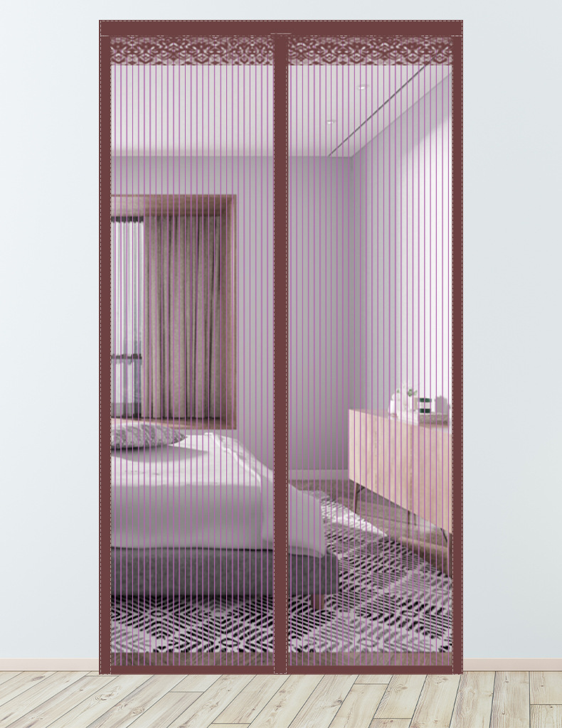 金刚网防蚊门帘魔术贴免打孔卧室入户门磁吸防风纱帘夏季家用隔断详情18