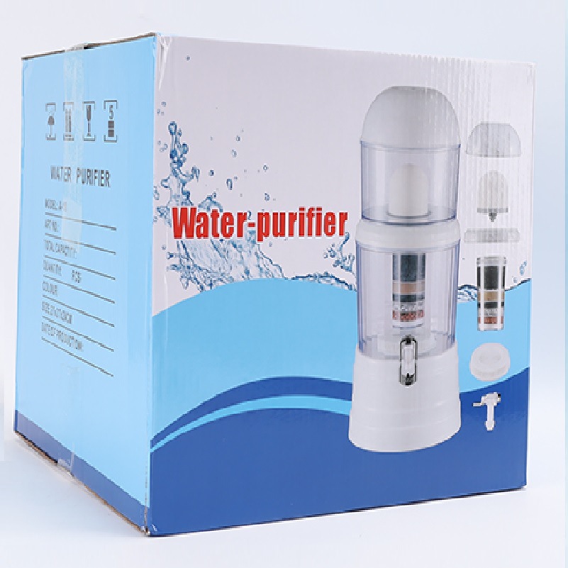 Free shipping of 14L and 16L water purifiers, multi-layer filtered mineral water kettles, direct drinking water, ceramic water purifiers, cross-border pic 3