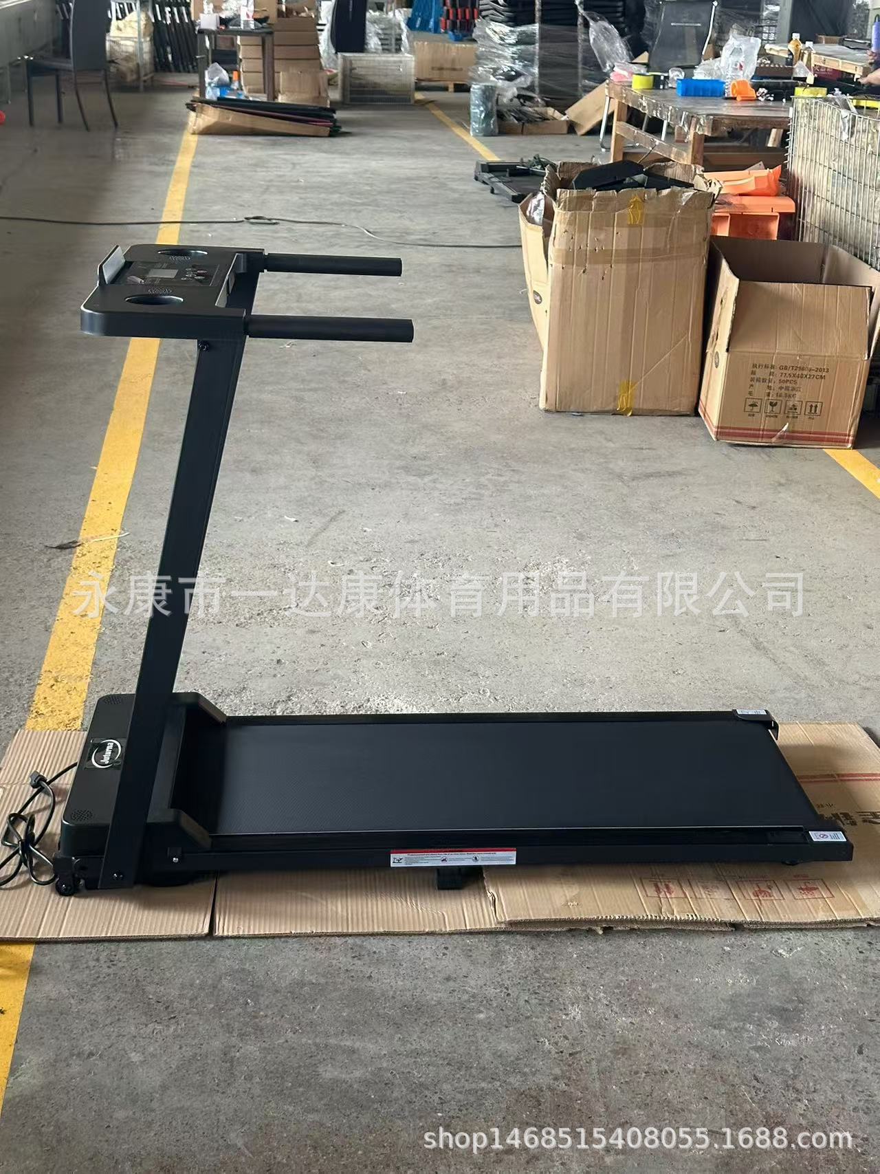 Yidakang home-use small folding fitness equipment, electric walking machine, indoor flat treadmill pic 3