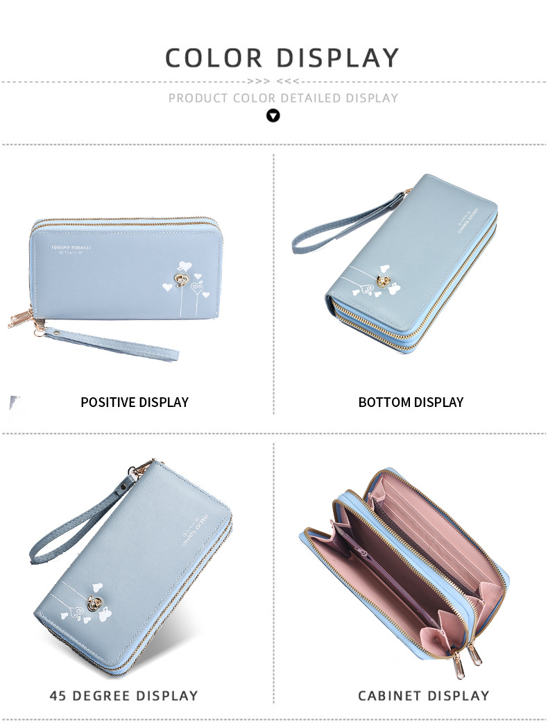 The 2024 new long wallet, clutch, phone bag, coin purse, multi-functional card case, zipper bag and wallet for women pic 16