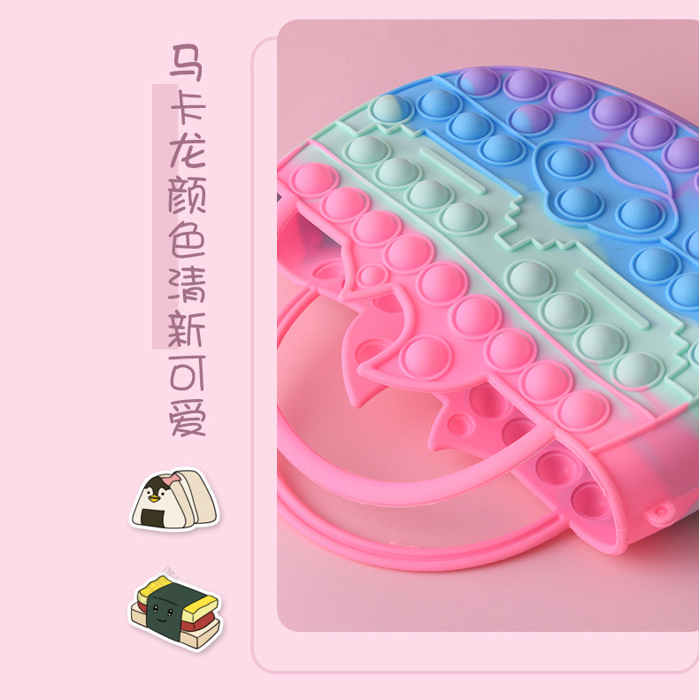 Fabricante de suministro directo bolsa de silicona transfronteriza bolsa de mano puzzle juguetes de descompresión al por mayor roedores extintores pioneros nueva versión coreana pic 6