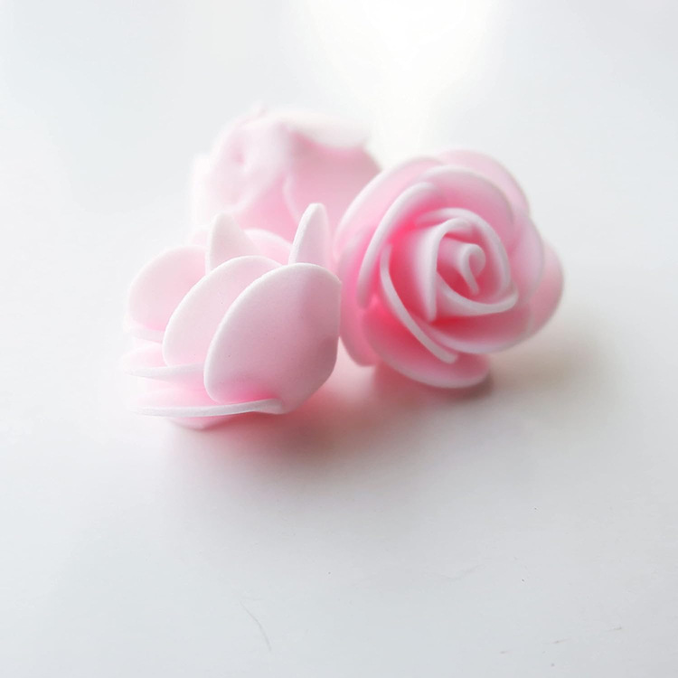 泡沫花仿真玫瑰3.5cm DIY泡沫熊原料配件办公文化仿真园艺装饰材料详情8
