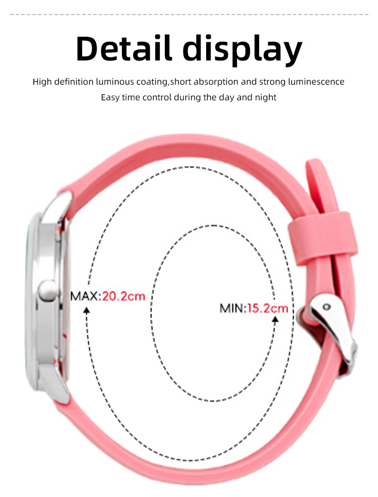 IBSO Nurse quartz watch with silicone strap, luminous, waterproof, large digital, a best-selling cross-border e-commerce product pic 8