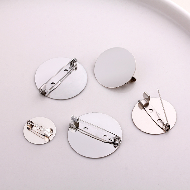 diy brooch accessory tray, brooch material, pin buckle tray, disc brooch holder accessory, brooch accessory brooch flower pic 4