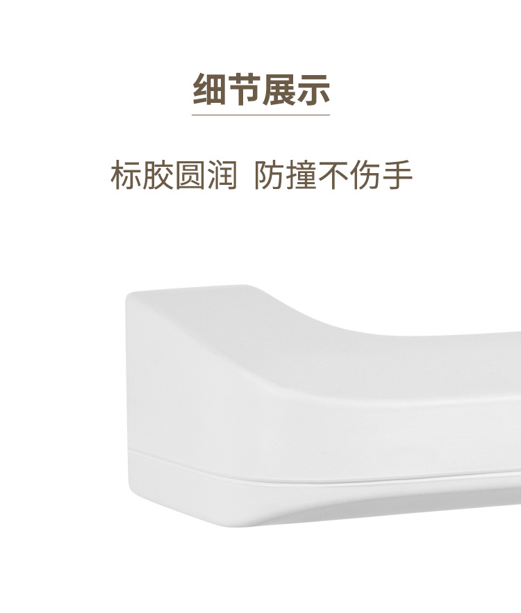 Towel rack, bathroom wall-mounted storage rack without drilling, bathroom towel single pole, toilet and washroom storage hanging rack pic 10