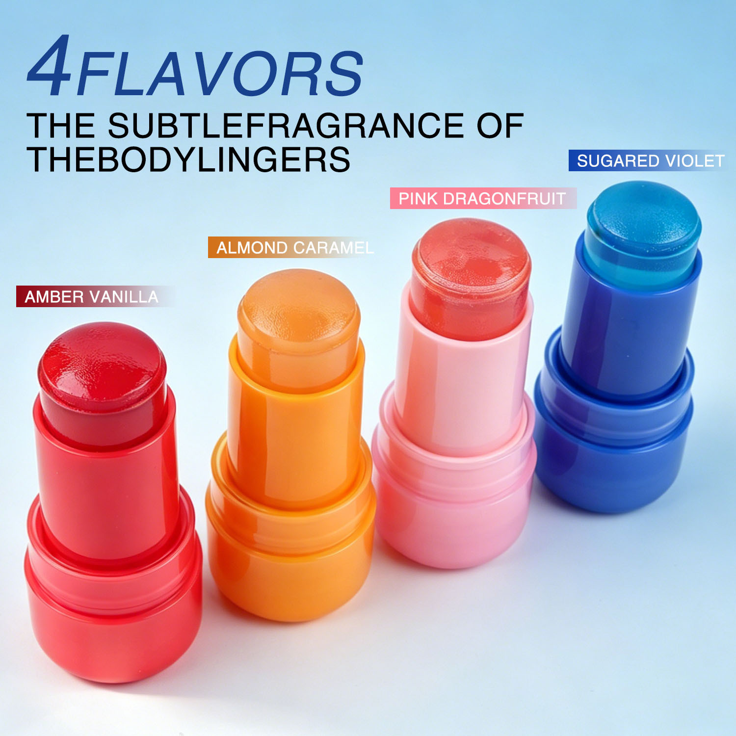 【 Cross-border Exclusive 】Bosuya Body Fragrance Cream Set, long-lasting fragrance, creamy texture, non-sticky, compact and portable pic 5