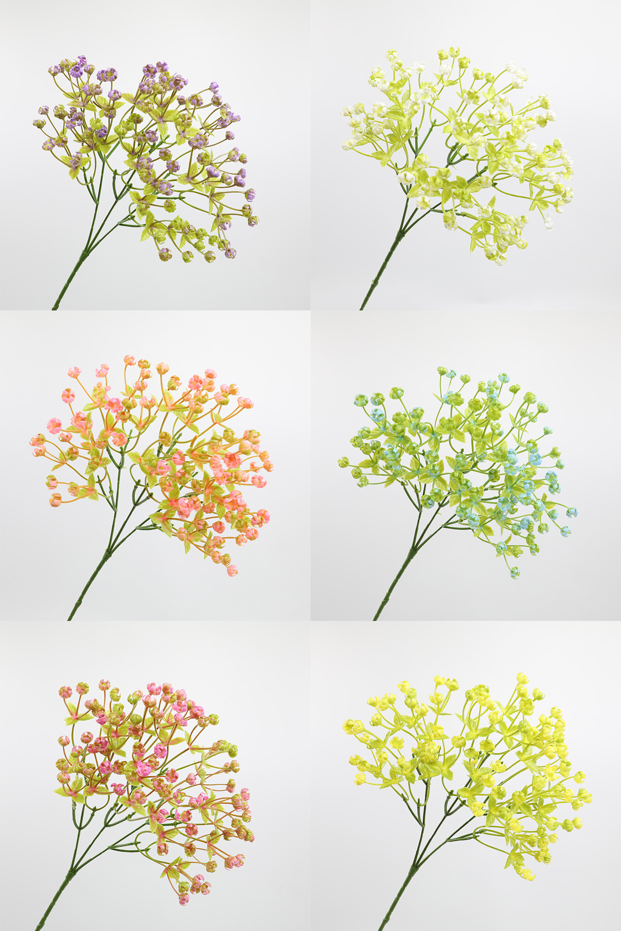 满天星仿真花束婚庆家居装饰室内酒店插花摆件办公文化仿真园艺花艺礼盒详情7